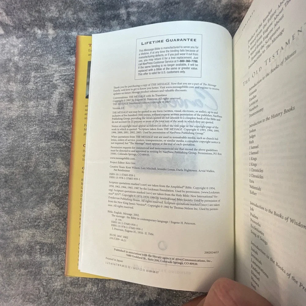 Conversations The Message Bible Eugene Peterson Author Notes Reflection